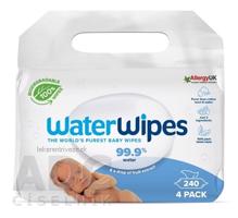 WATER WIPES 100% bio odbúrateľné obrúsky detské, vlhčené 4x60 (240 ks)