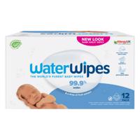 WATERWIPES Vlhčené obrúsky bez obsahu plastov 12 x 60 ks