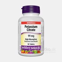 Webber Naturals Draslík 99mg Citrát 90tbl