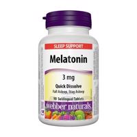 Webber Naturals Melatonin 3 mg