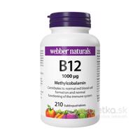 Webber Naturals Vitamín B12 1000mcg 210 tabliet