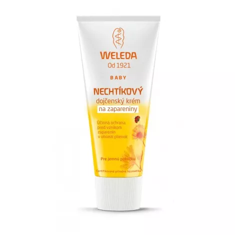 WELEDA Nechtíkový dojčenský krém na zapareniny 75 ml