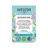 WELEDA Shower bar bylinkové mydlo geranium + litsea cubeba 75 g