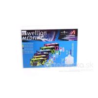 Wellion MEDFINE plus Penneedles 12 mm ihla na aplikáciu inzulínu pomocou pera 100 ks + nádoba na použité ihly, 1x1 set