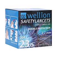 Wellion Safety Lancets jednorázové ihly 23G 200ks