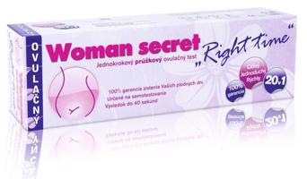 Woman Secret Right Time ovulačný test 20 ks