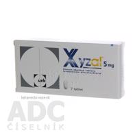 XYZAL tbl flm 5 mg (blis.Al/OPA/Al/PVC) 1x7 ks