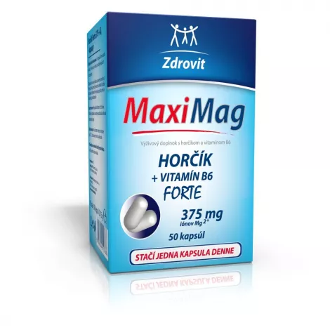 Zdrovit Maximag Horčík forte 375 mg + B6 50 cps