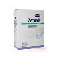 ZETUVIT Plus kompres nasiakavý sterilný (10x10 cm) 1x10 ks