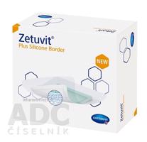 Zetuvit Plus Silicone Border kompres sterilný (17,5x17,5 cm) 1x10 ks